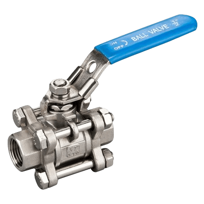 3-pc. Ball Valve, N 352 G/S, threaded or butt weld ends 316, full bore