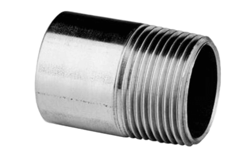 Anschweißnippel, # 308, ähnl. EN 10241:2000  (DIN 2982), aus geschweißtem Rohr gefertigt, Längenangaben in mm, weitere Sonderlängen - auf Anfrage