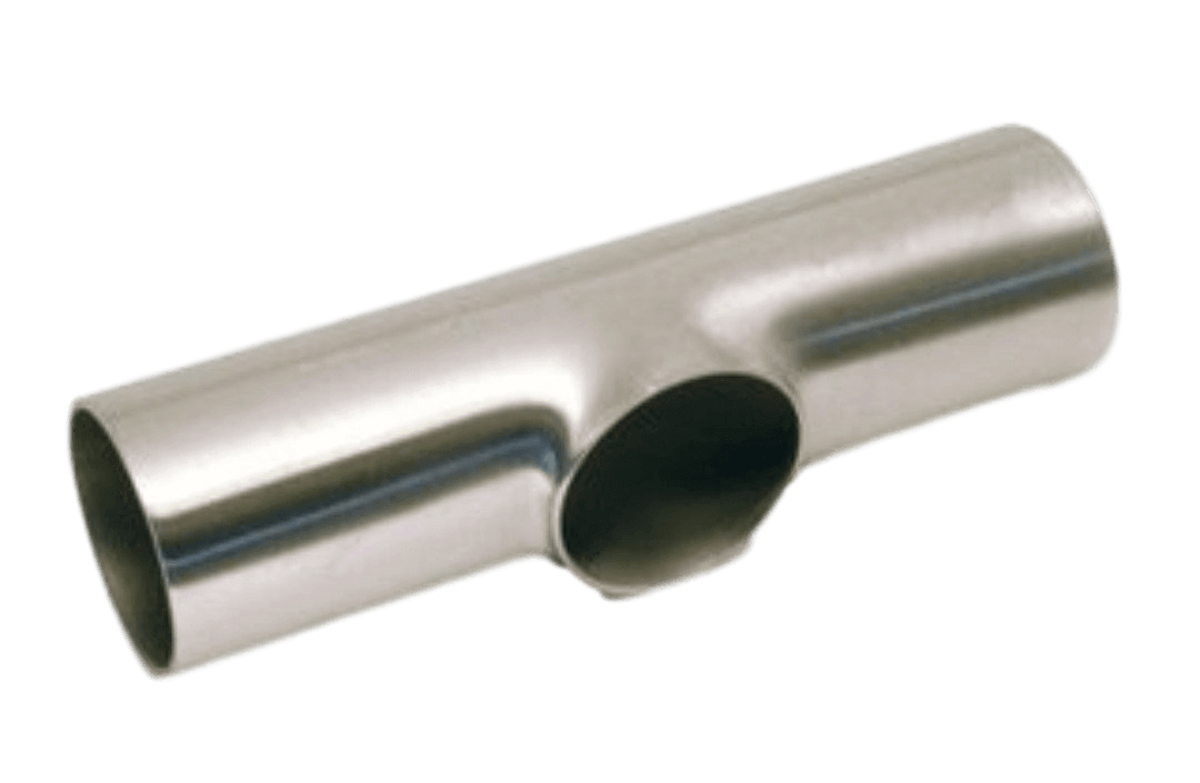 T-Stück, DIN 11852, kurze Ausführung, Werkstoff V2A bzw. V4A in metallblank oder poliert