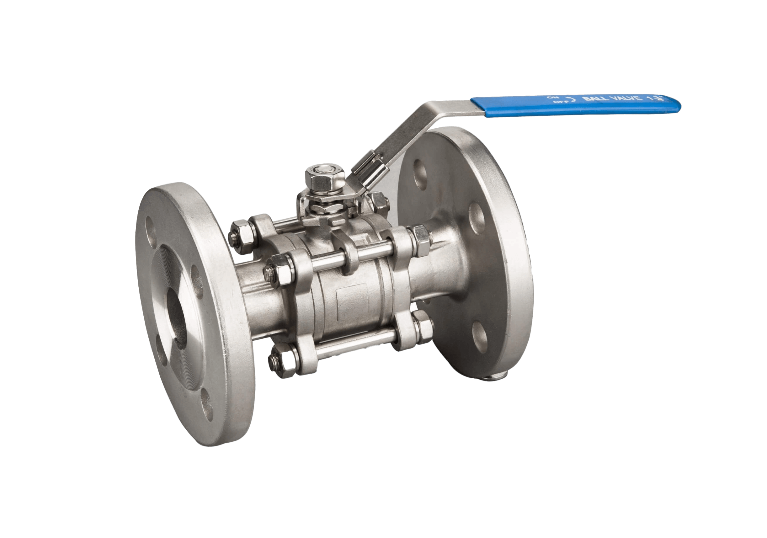 3-pc. Flange-Ball Valve, N 352 F, 316    full bore, Flanges PN 16