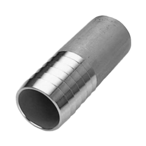 Schlauchnippel aus Rohr gefertigt, # 337 S, 1.4571 -  mit Schweißende - Längenangabe in mm