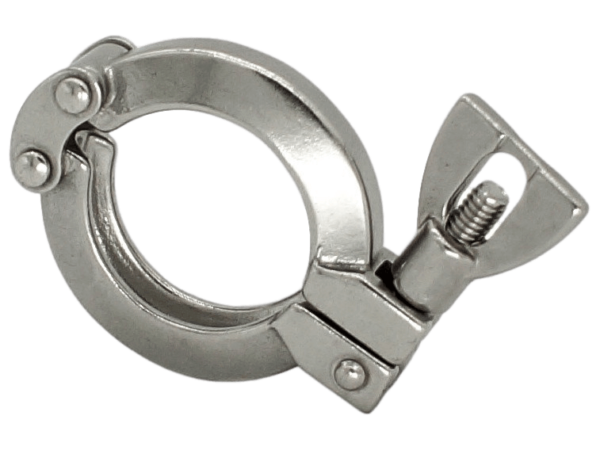 Clamp - Klammer, Edelstahl -  poliert