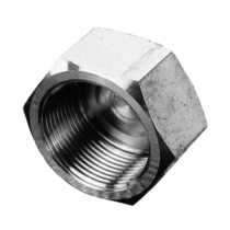 Hexagon Cap, 6/8/10 edge # 326, AISI 316,  casted, sim. to DIN EN 10241:2000  (DIN 2991)